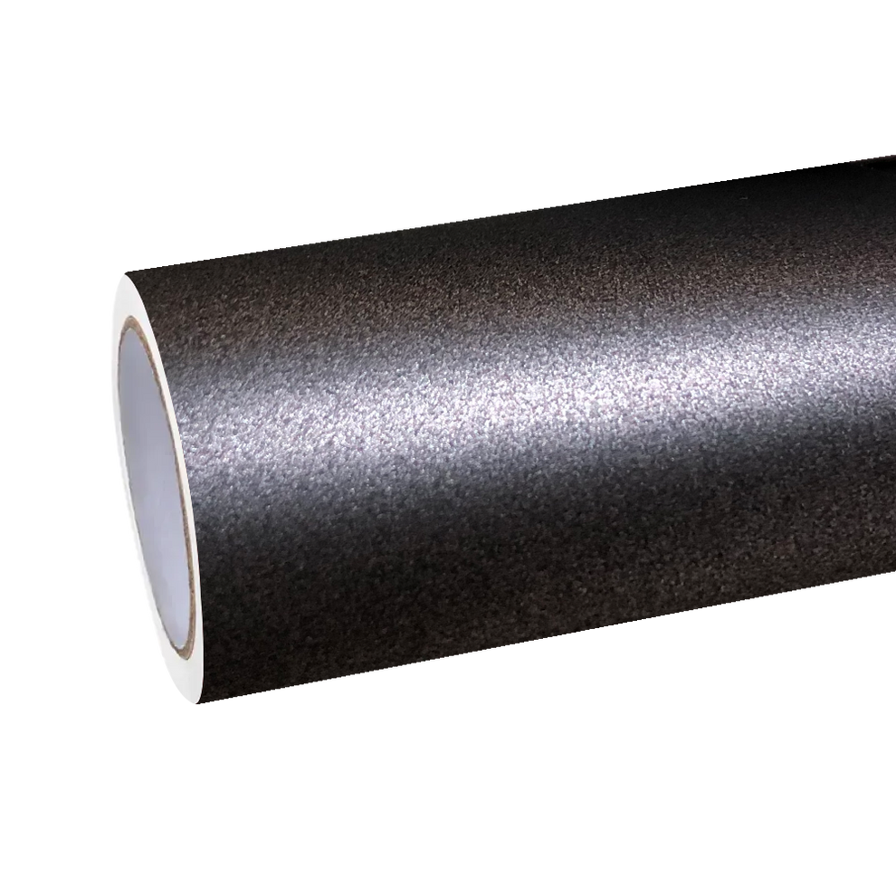 Matte Metallic Satin Gunmetal Grey Car Vinyl Wrap PET