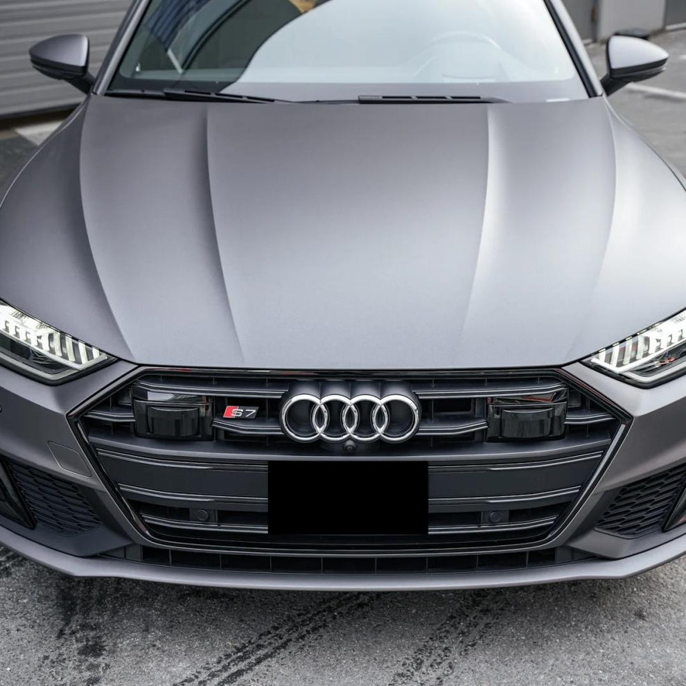Matte Metallic Satin Gunmetal Grey Car Vinyl Wrap PET product image 3 - Veloro matte vinyl wrap