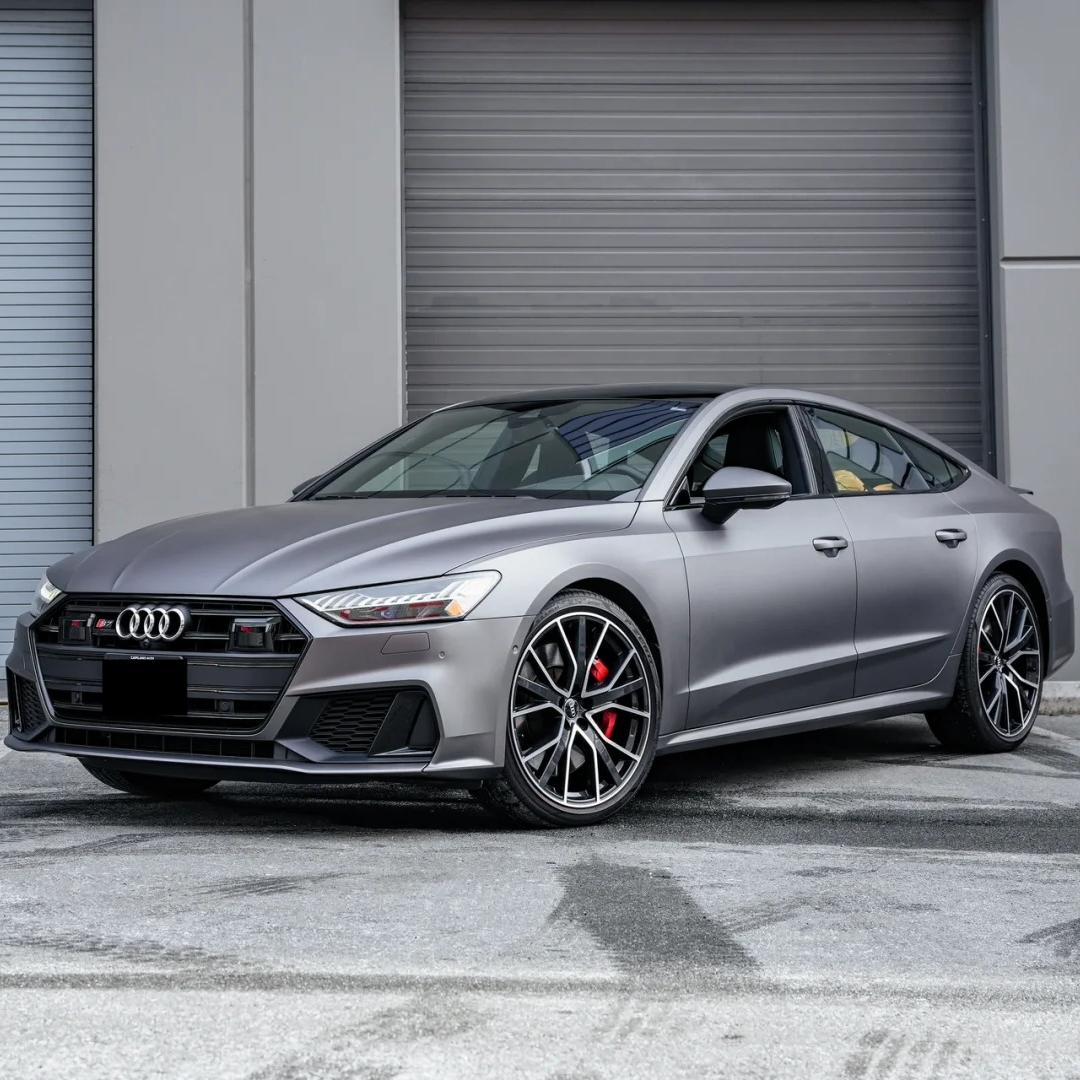 Matte Metallic Satin Gunmetal Grey Car Vinyl Wrap PET product image 2 - Veloro matte vinyl wrap