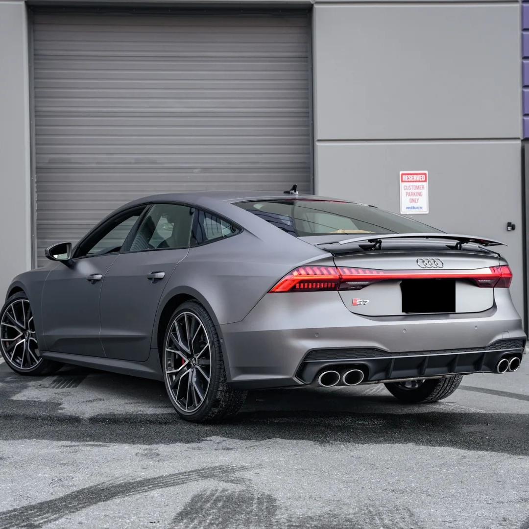 Matte Metallic Satin Gunmetal Grey Car Vinyl Wrap PET product image 7 - Veloro matte vinyl wrap