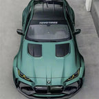 Matte Metallic Satin Hunter Green Car Vinyl Wrap PET product image 13 - Veloro matte vinyl wrap