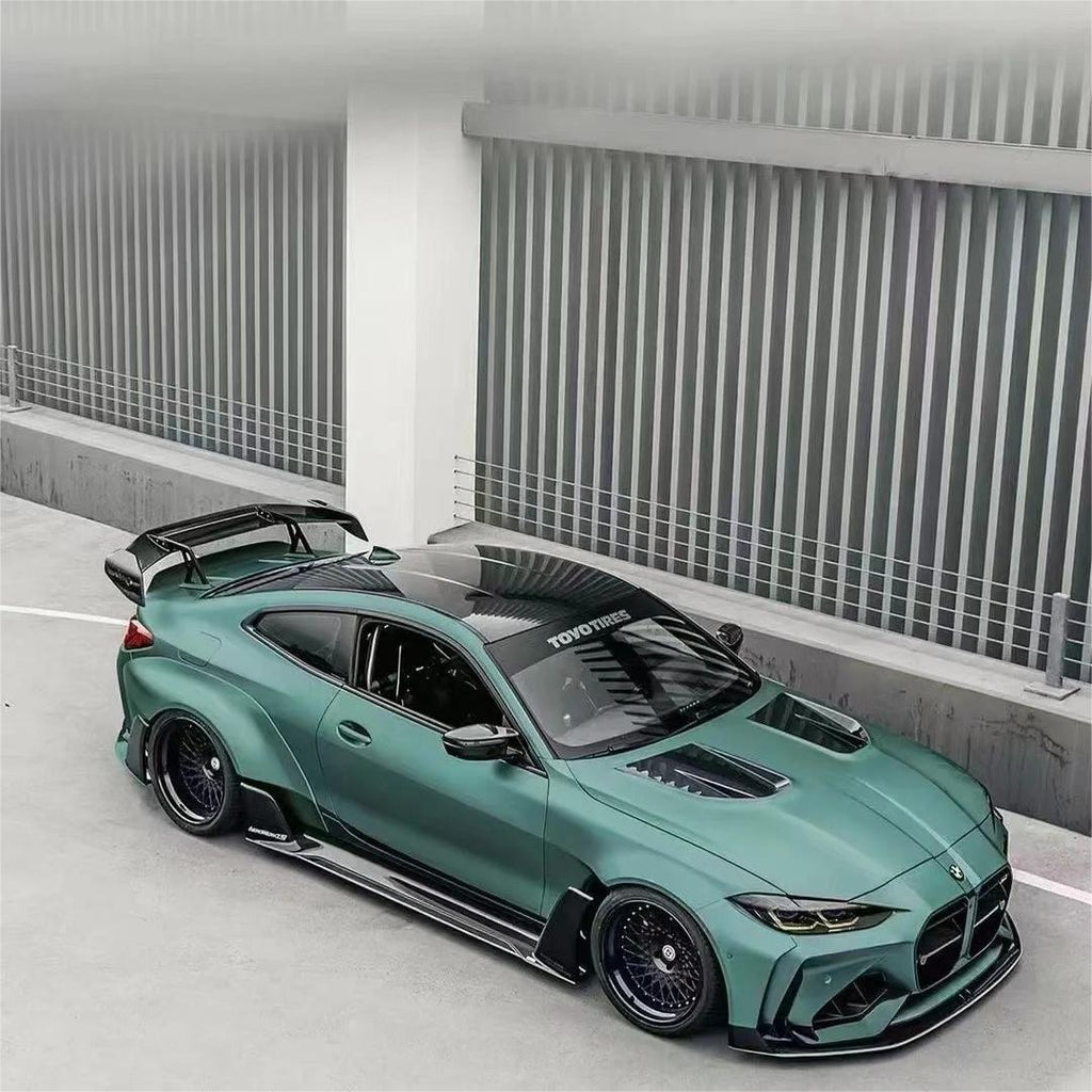 Matte Metallic Satin Hunter Green Car Vinyl Wrap PET product image 14 - Veloro matte vinyl wrap