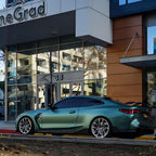 Matte Metallic Satin Hunter Green Car Vinyl Wrap PET product image 4 - Veloro matte vinyl wrap