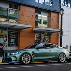 Matte Metallic Satin Hunter Green Car Vinyl Wrap PET product image 2 - Veloro matte vinyl wrap