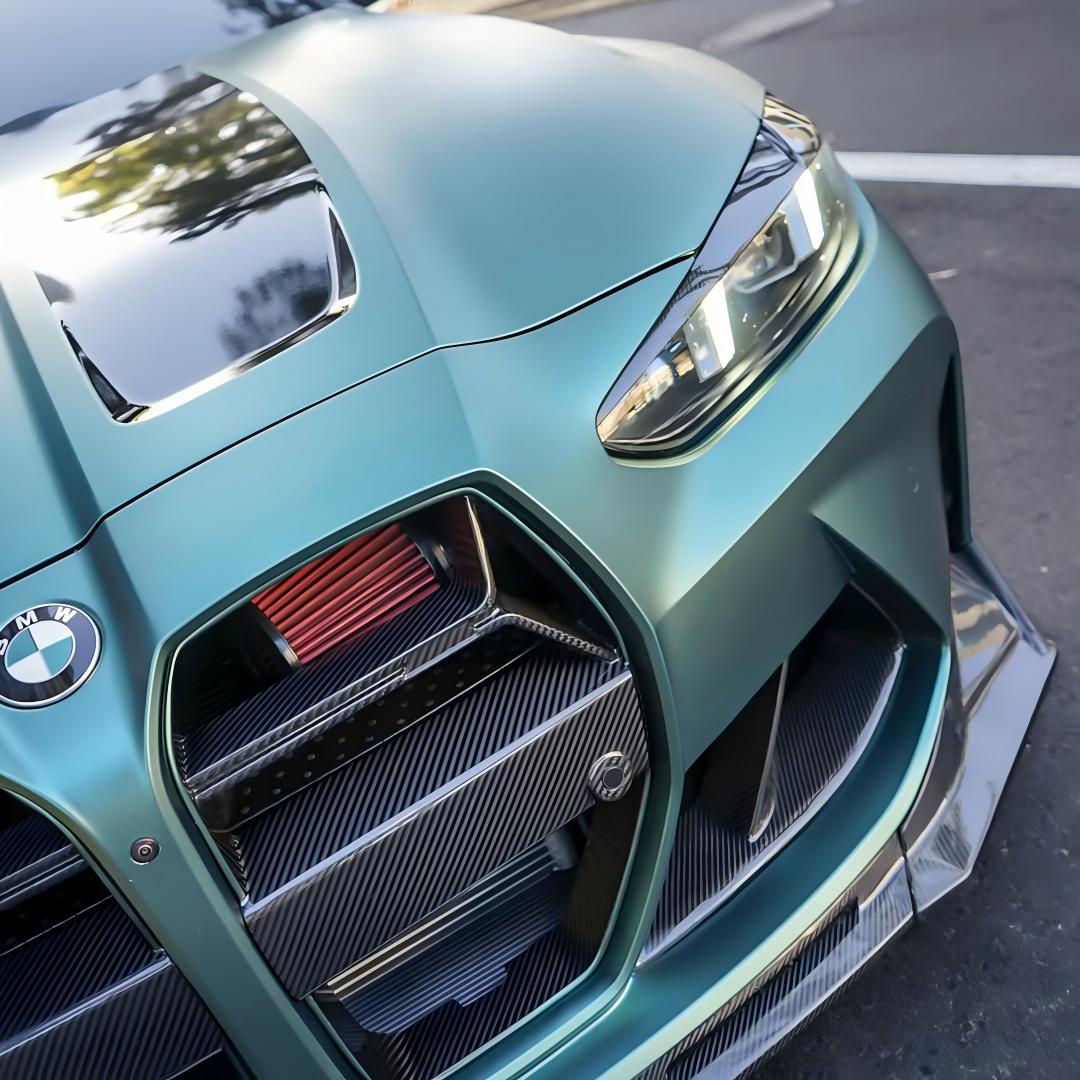Matte Metallic Satin Hunter Green Car Vinyl Wrap PET product image 8 - Veloro matte vinyl wrap