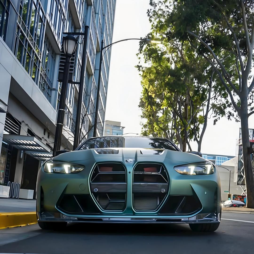 Matte Metallic Satin Hunter Green Car Vinyl Wrap PET product image 10 - Veloro matte vinyl wrap