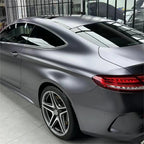 Matte Metallic Satin Mountain Grey Car Vinyl Wrap PET product image 5 - Veloro matte vinyl wrap