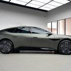 Matte Metallic Satin Mystical Green Car Vinyl Wrap PET product image 7 - Veloro matte vinyl wrap