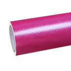 Matte Metallic Satin Princess Pink Car Vinyl Wrap PET