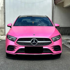 Matte Metallic Satin Princess Pink Car Vinyl Wrap PET product image 2 - Veloro matte vinyl wrap