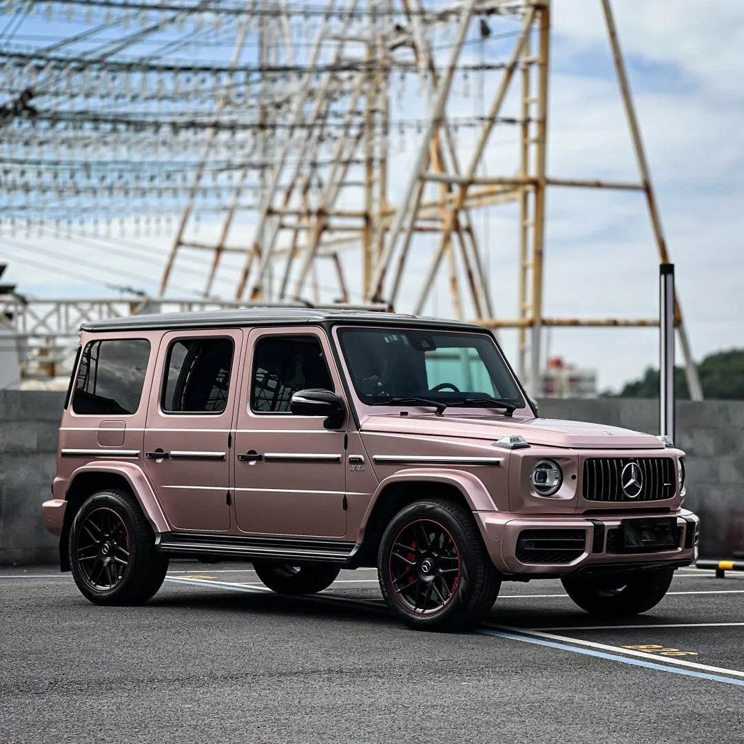 Matte Satin Rose Gold Car Vinyl Wrap product image 3 - Veloro matte vinyl wrap