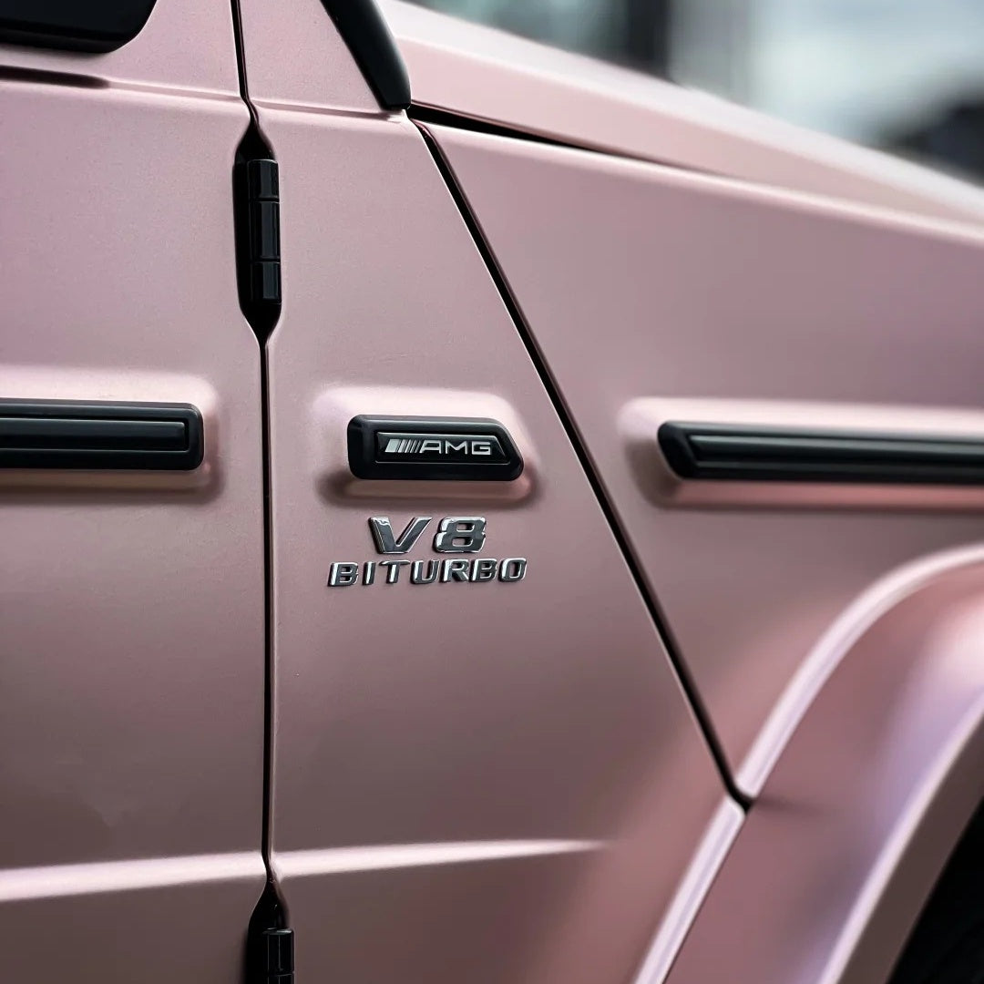 Matte Satin Rose Gold Car Vinyl Wrap product image 7 - Veloro matte vinyl wrap