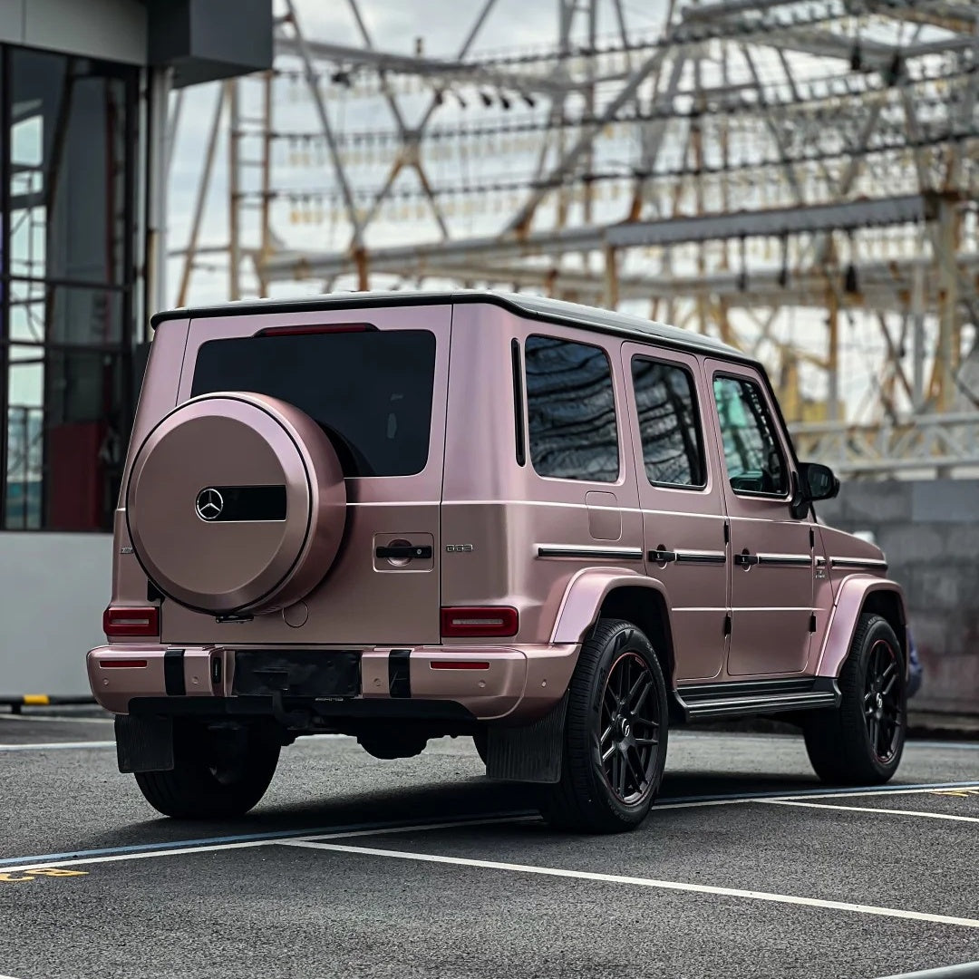 Matte Satin Rose Gold Car Vinyl Wrap product image 6 - Veloro matte vinyl wrap
