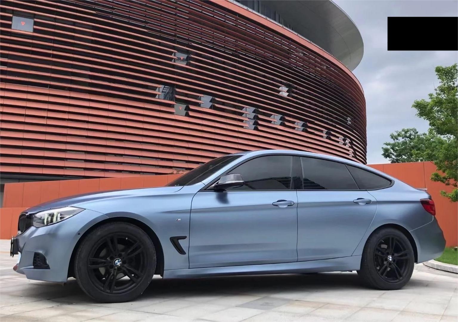 Matte Metallic Satin Storm Blue Car Vinyl Wrap product image 7 - Veloro matte vinyl wrap