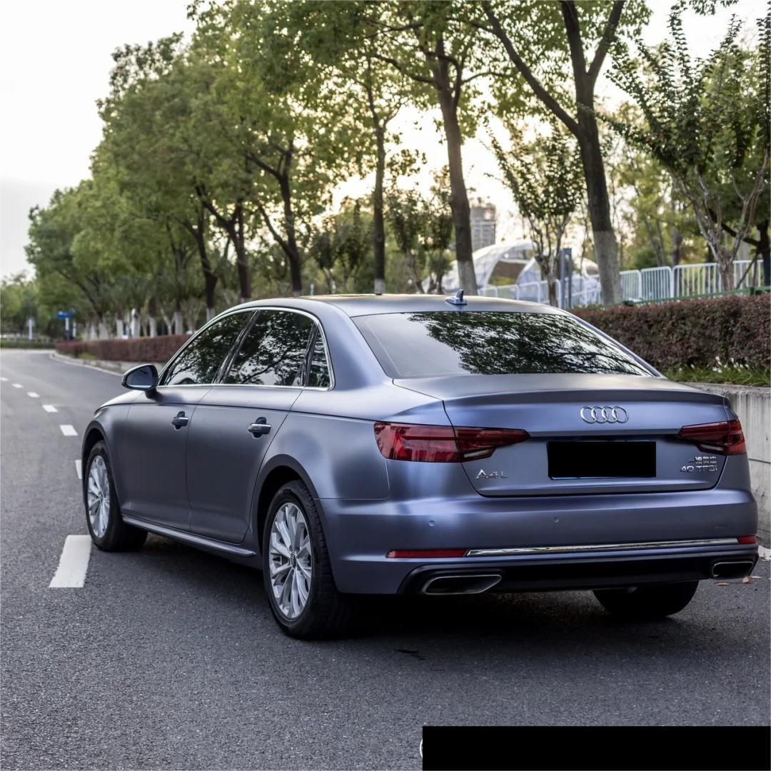 Matte Metallic Satin Storm Blue Car Vinyl Wrap product image 6 - Veloro matte vinyl wrap