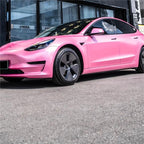 Matte Metallic Shell Pink Car Vinyl Wrap product image 4 - Veloro matte vinyl wrap