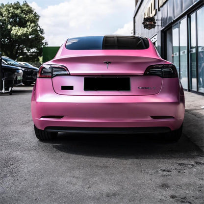 Matte Metallic Shell Pink Car Vinyl Wrap product image 8 - Veloro matte vinyl wrap
