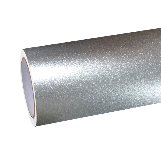Matte Metallic Silicon Silver Car Vinyl Wrap product image 2 - Veloro matte vinyl wrap