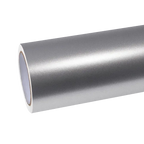Matte Metallic Silver Car Vinyl Wrap PET