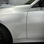 Matte Metallic Silver Car Vinyl Wrap PET product image 4 - Veloro matte vinyl wrap