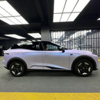 Matte Metallic Silver Purple Car Vinyl Wrap PET product image 5 - Veloro matte vinyl wrap