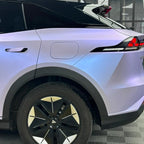 Matte Metallic Silver Purple Car Vinyl Wrap PET product image 8 - Veloro matte vinyl wrap