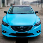 Matte Metallic Sky Blue Car Vinyl Wrap product image 2 - Veloro matte vinyl wrap