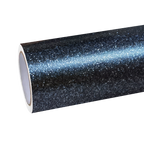 Matte Metallic Sparkle Glitter Black Car Vinyl Wrap