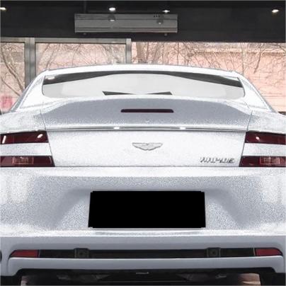 Matte Metallic Sparkle Glitter White Car Vinyl Wrap product image 4 - Veloro matte vinyl wrap