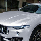 Matte Metallic Sparkle Glitter White Car Vinyl Wrap product image 2 - Veloro matte vinyl wrap