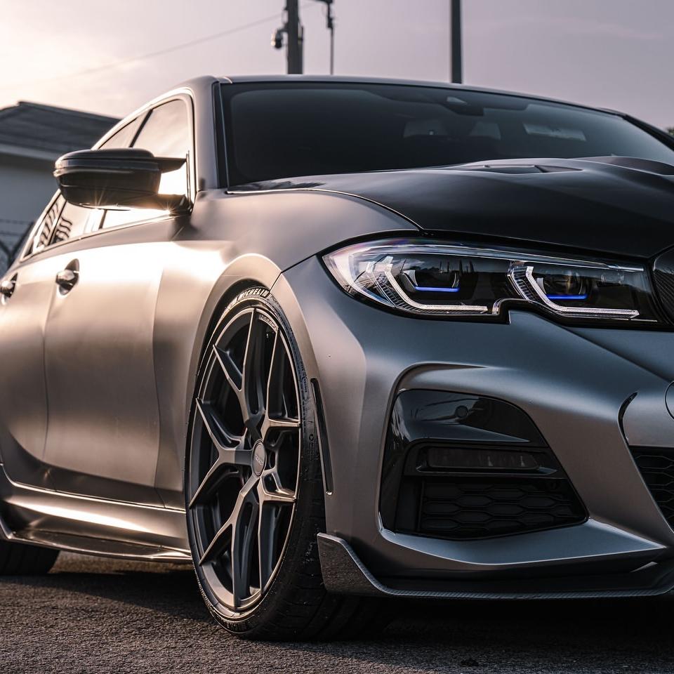Matte Metallic Titanium Grey Car Vinyl Wrap PET product image 13 - Veloro matte vinyl wrap