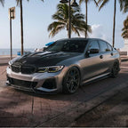 Matte Metallic Titanium Grey Car Vinyl Wrap PET product image 3 - Veloro matte vinyl wrap