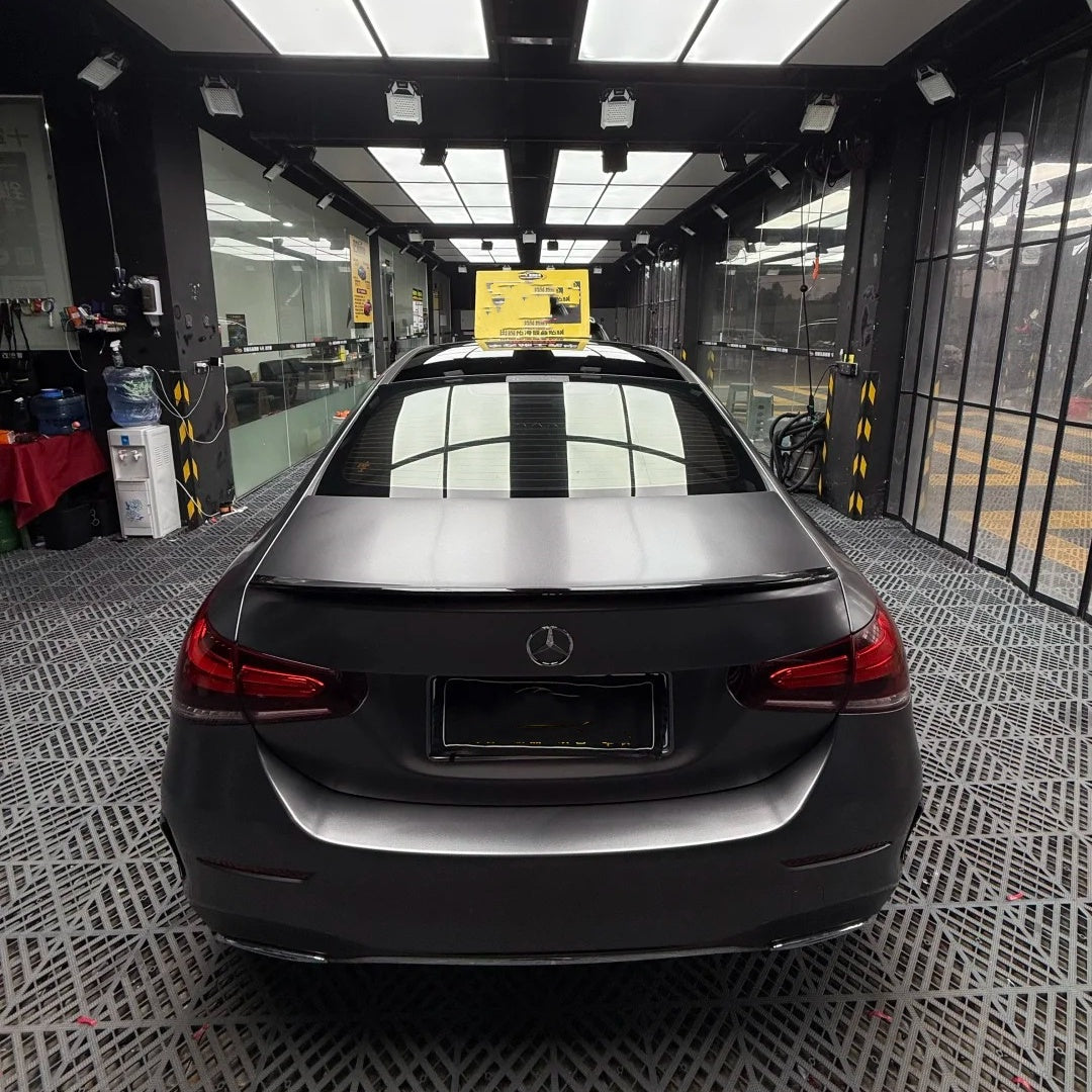 Matte Metallic Valcanic Grey Car Vinyl Wrap PET product image 4 - Veloro matte vinyl wrap