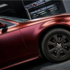 Matte Metallic Wine Red Car Vinyl Wrap product image 7 - Veloro matte vinyl wrap