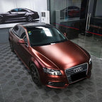 Matte Metallic Wine Red Car Vinyl Wrap product image 3 - Veloro matte vinyl wrap