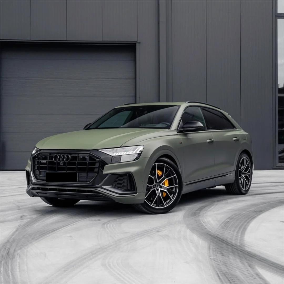 Matte Satin Ceramics Military Green Car Vinyl Wrap PET product image 2 - Veloro matte vinyl wrap