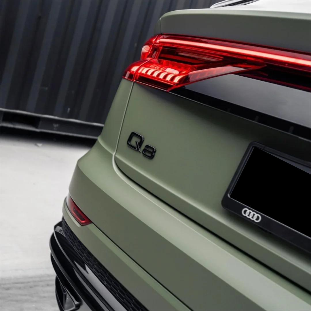 Matte Satin Ceramics Military Green Car Vinyl Wrap PET product image 6 - Veloro matte vinyl wrap