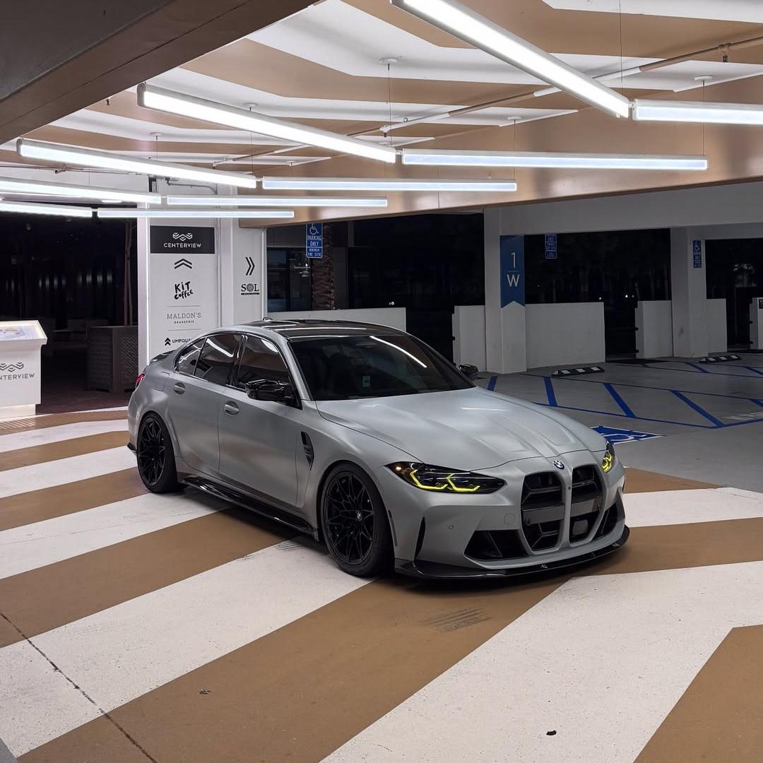 Matte Satin Ultimate Flat Nardo Grey Car Wrap PET product image 5 - Veloro matte vinyl wrap