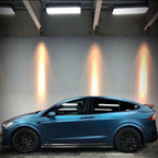 Matte Metallic Night Blue Car Vinyl Wrap product image 3 - Veloro matte vinyl wrap