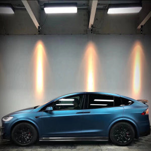 Matte Metallic Night Blue Car Vinyl Wrap product image 3 - Veloro matte vinyl wrap