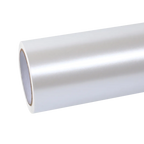 Matte Metallic Pearl White Car Vinyl Wrap PET