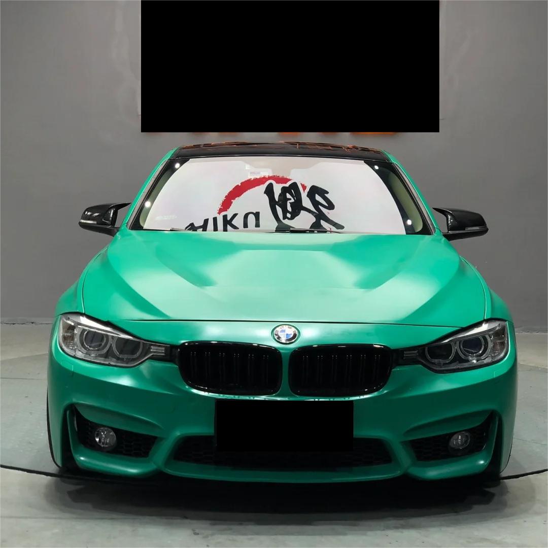 Matte Pine Green Car Vinyl Wrap product image 5 - Veloro matte vinyl wrap