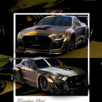 Matte Rainbow Holographic Chrome Tungsten Car Vinyl Wrap PET product image 2 - Veloro chrome vinyl wrap
