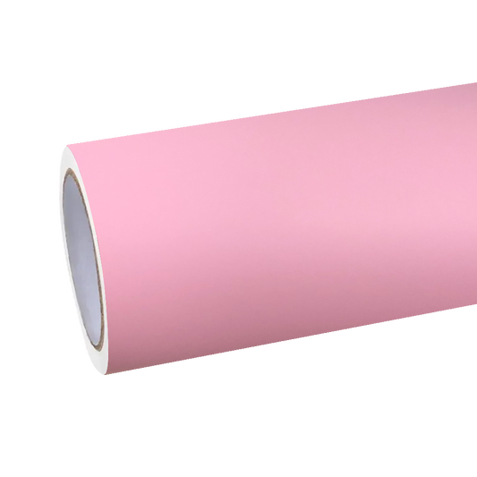 Matte Ultimate Flat Rose Pink Car Vinyl Wrap| Matte Baby Pink Wrap PET