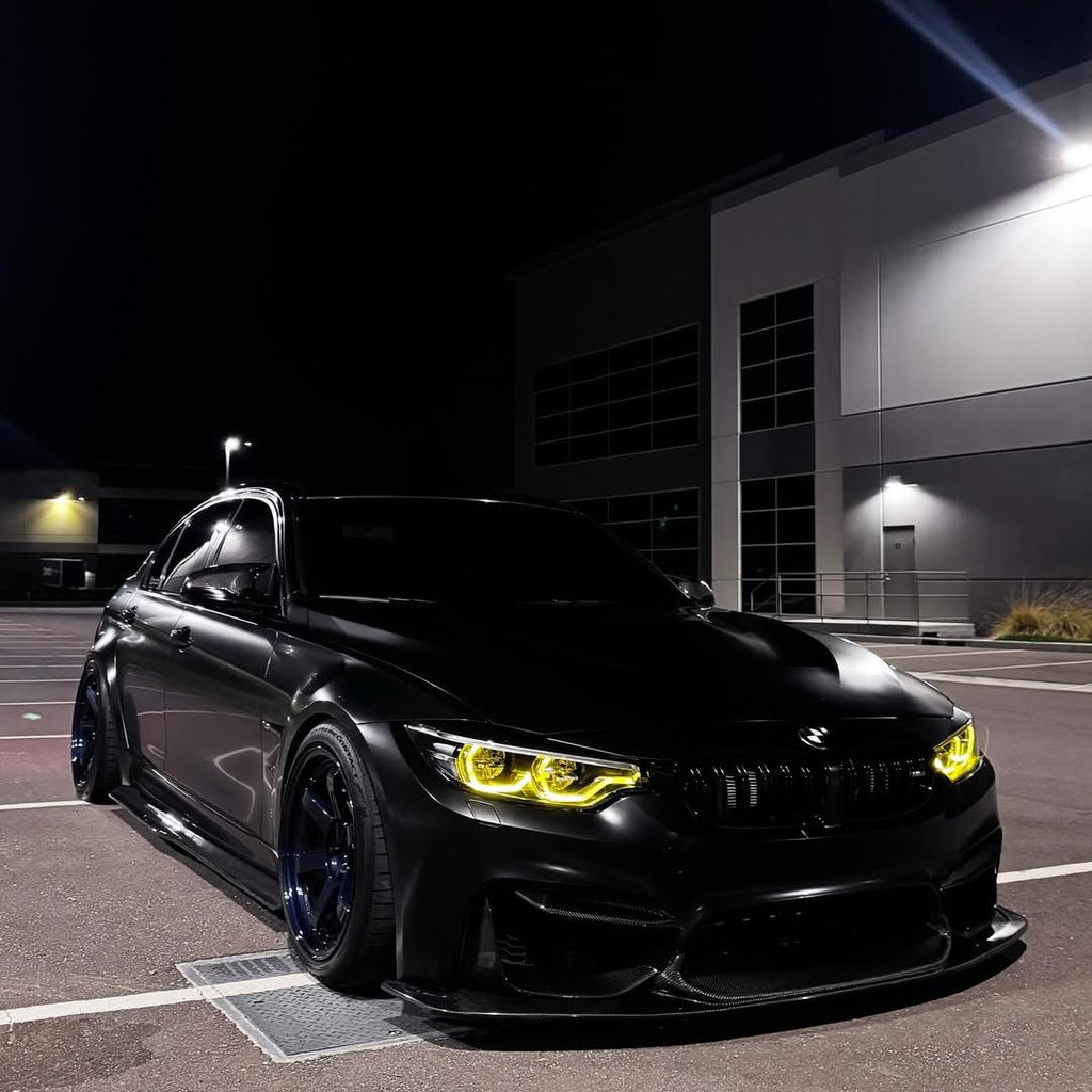 Matte Satin Black Ceramic Black Car Vinyl Wrap BMW PET product image 11 - Veloro matte vinyl wrap