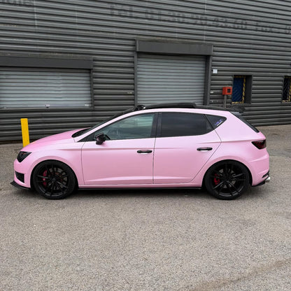 Matte Satin Bubblegum Pink Car Vinyl Wrap product image 12 - Veloro matte vinyl wrap
