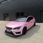 Matte Satin Bubblegum Pink Car Vinyl Wrap product image 3 - Veloro matte vinyl wrap
