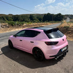 Matte Satin Bubblegum Pink Car Vinyl Wrap product image 5 - Veloro matte vinyl wrap