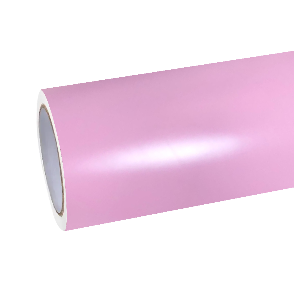 Matte Satin Bubblegum Pink Car Vinyl Wrap