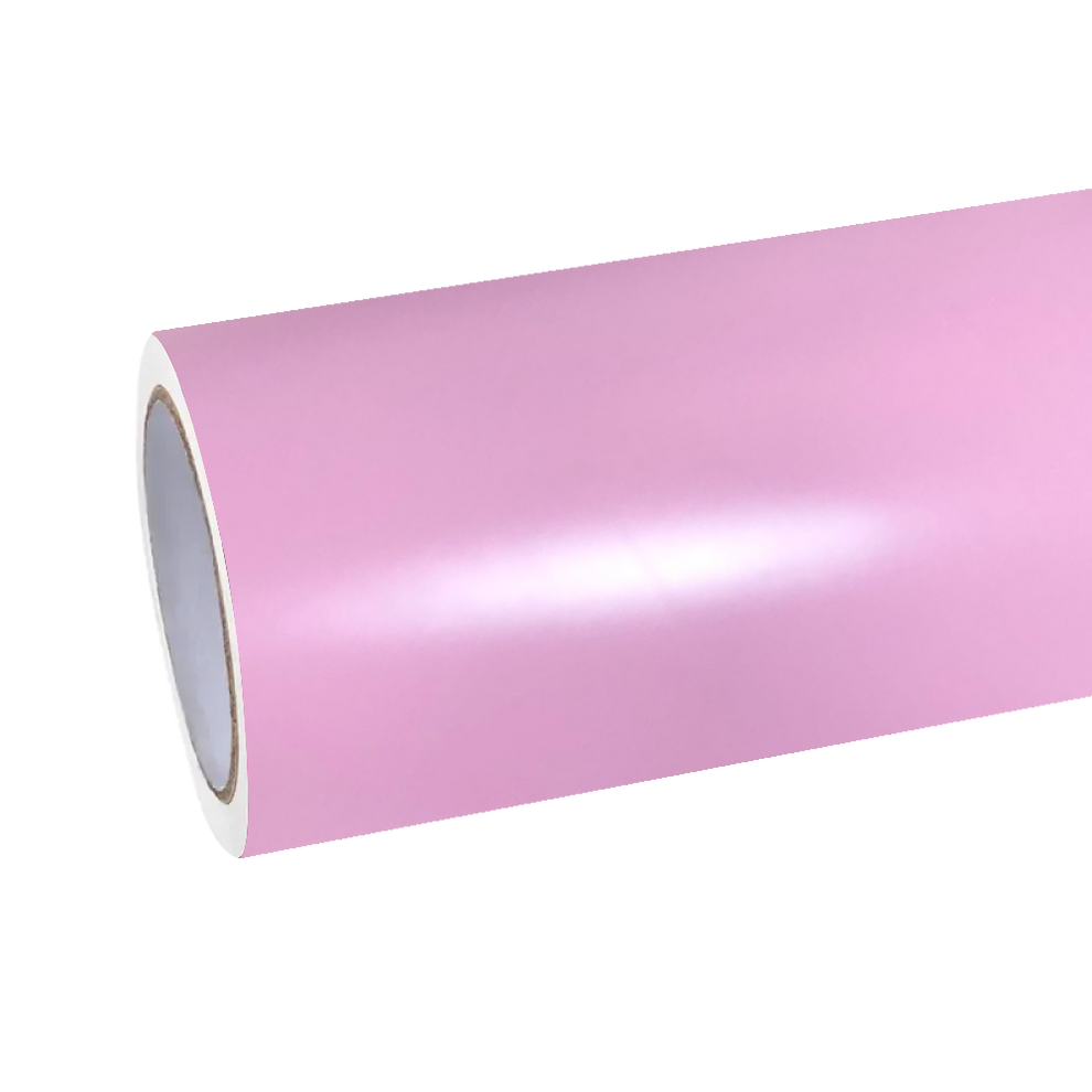 Matte Satin Bubblegum Pink Car Vinyl Wrap